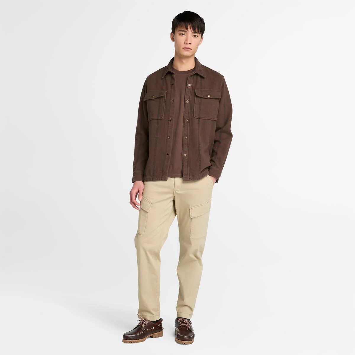Men's Corduroy Collar Overshirt - Image 2
