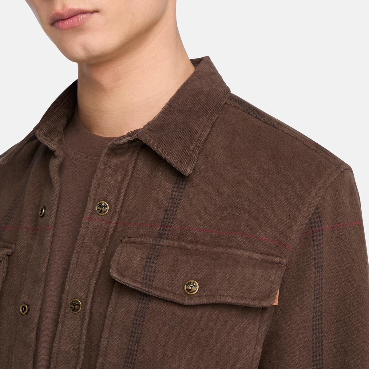 Men's Corduroy Collar Overshirt - Image 3
