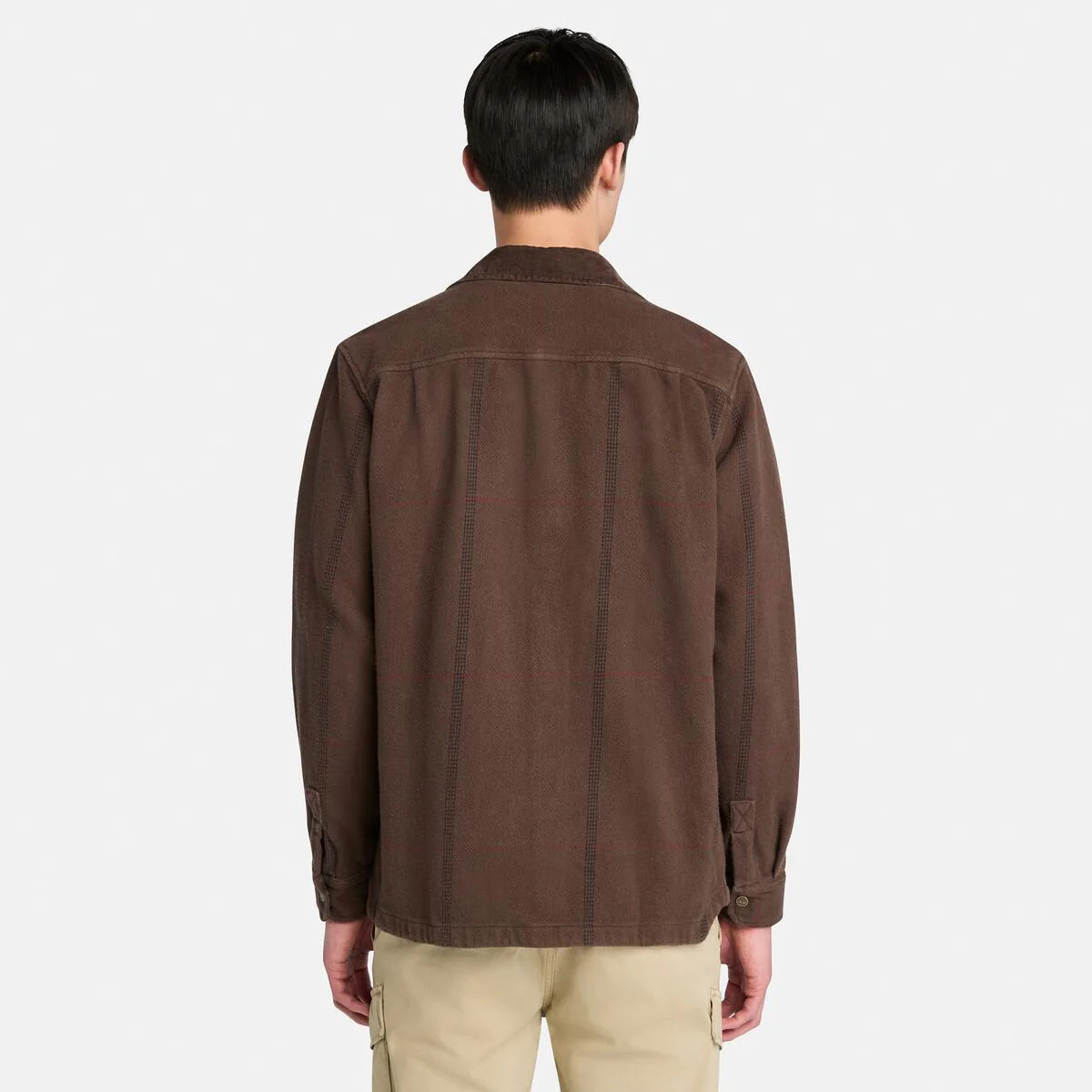 Men's Corduroy Collar Overshirt - Image 4