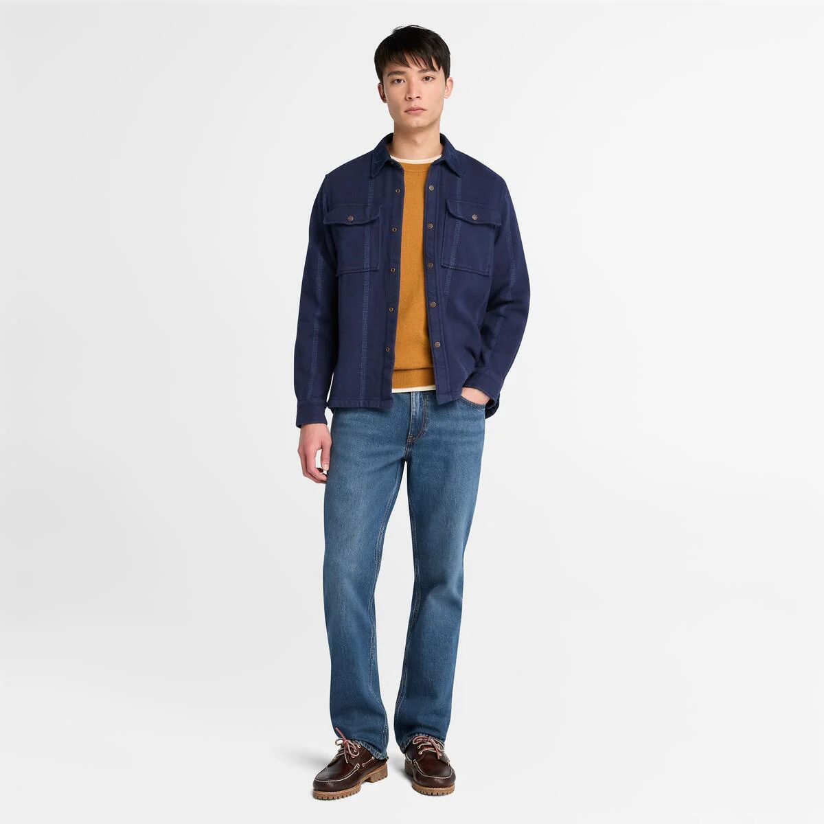 Men's Corduroy Collar Overshirt - Image 2