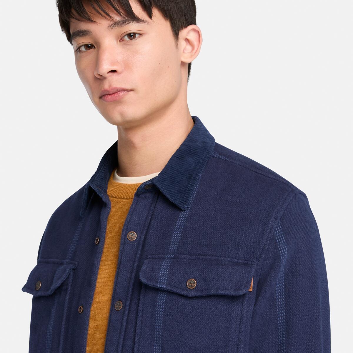 Men's Corduroy Collar Overshirt - Image 3