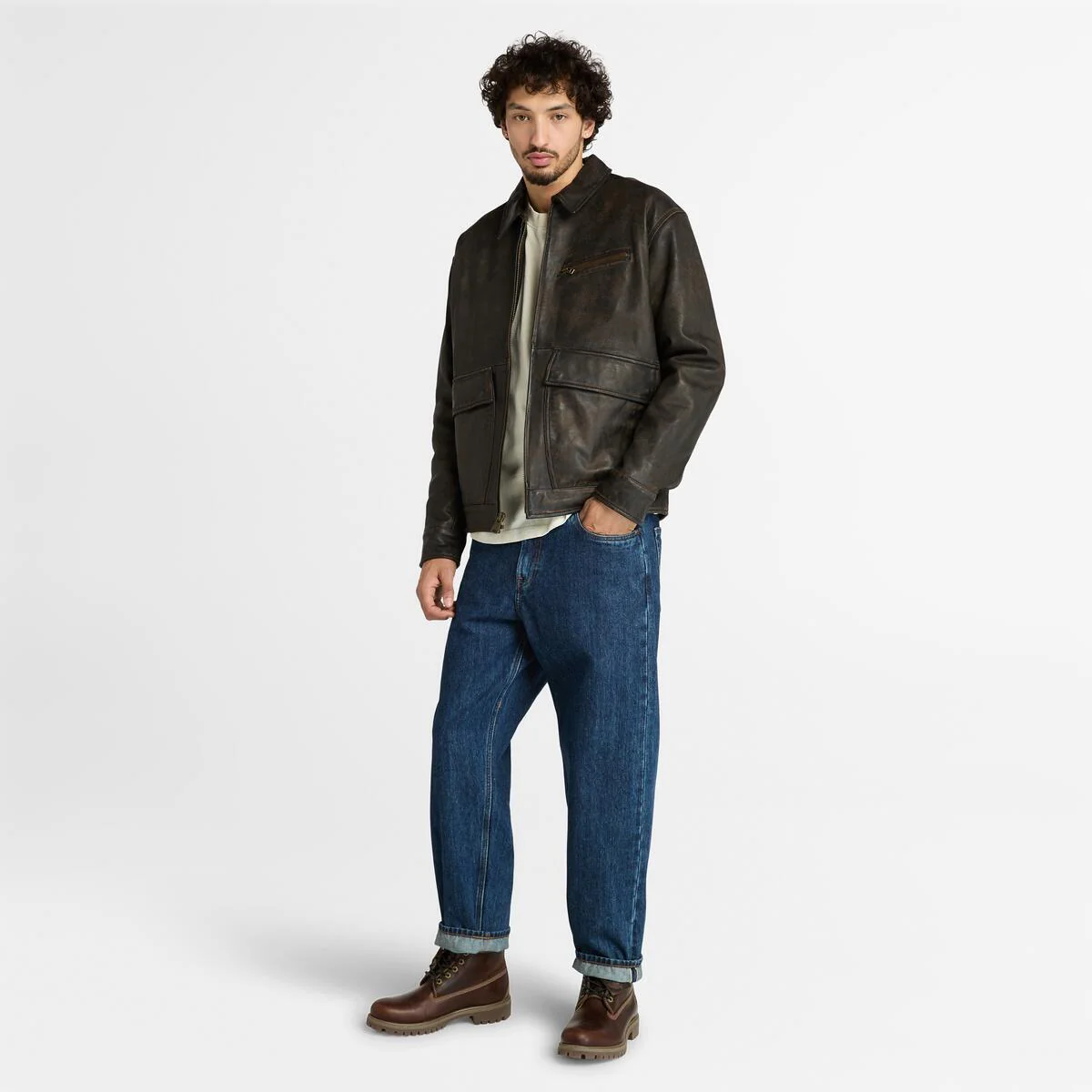 Men's Strafford Leather Jacket - Image 2
