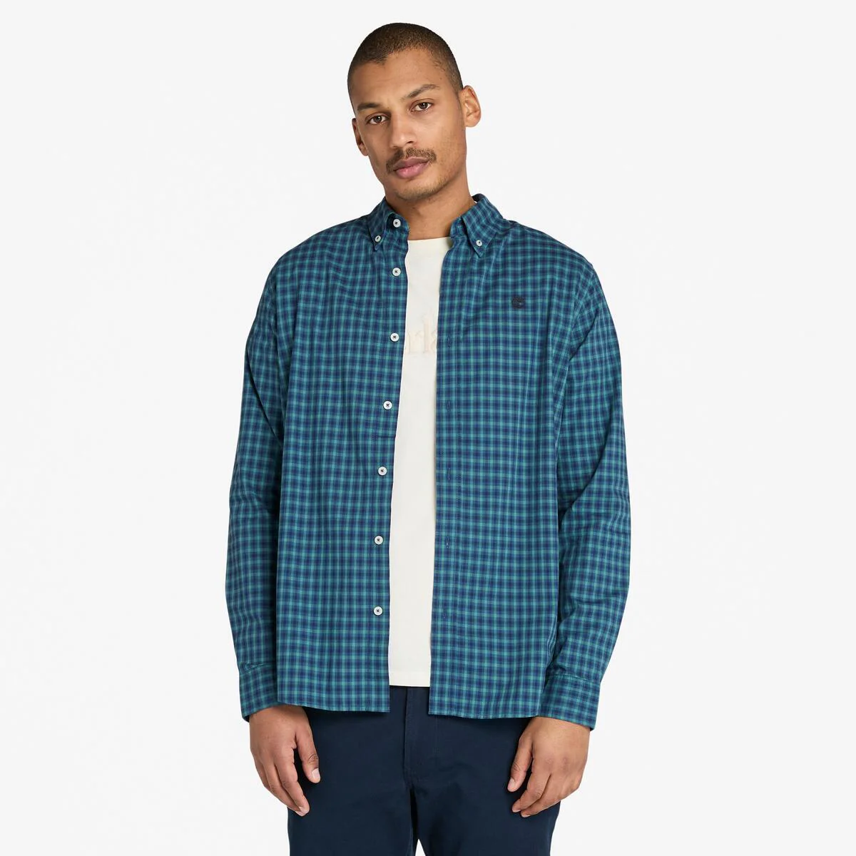 Men's Stretch Gingham Shirt