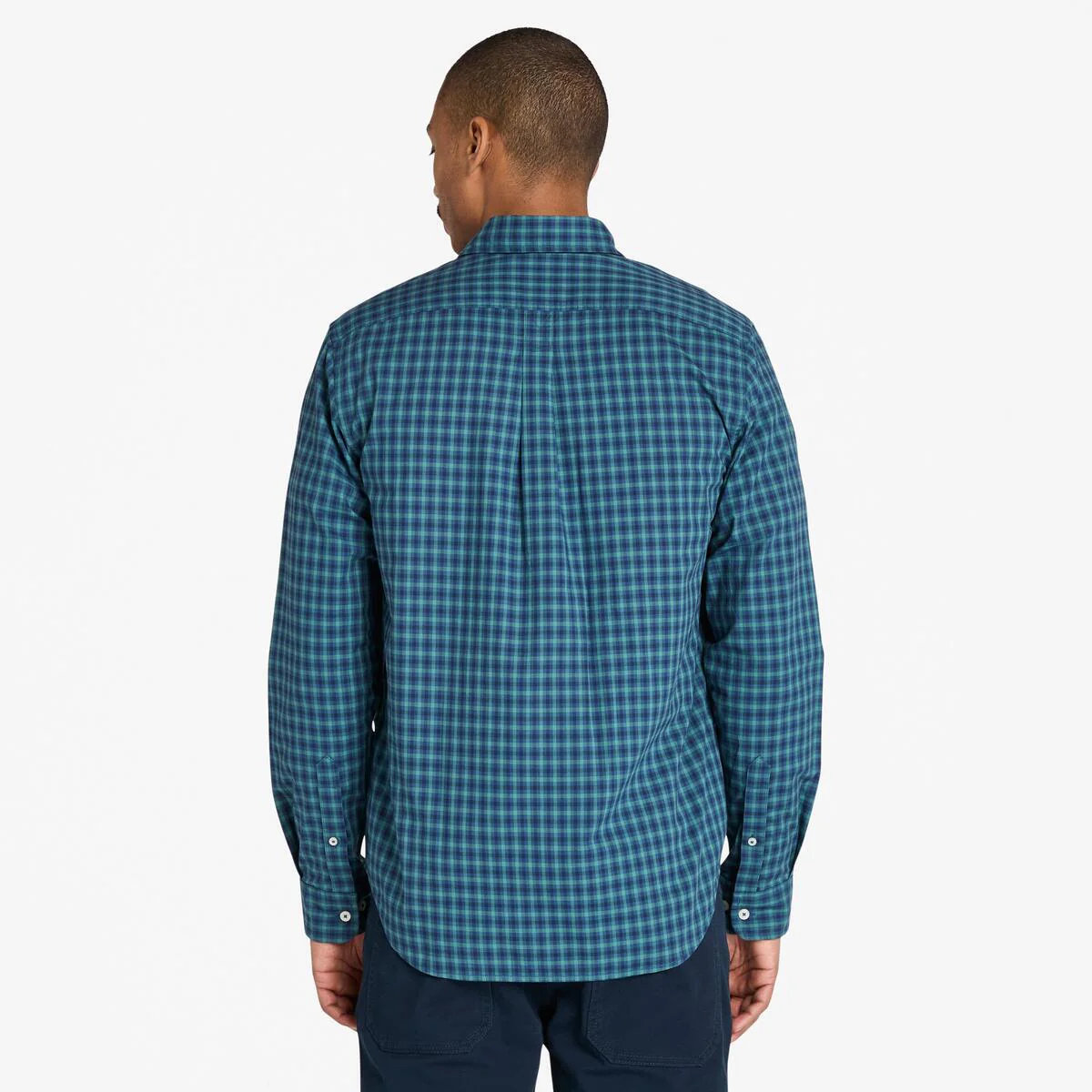 Men's Stretch Gingham Shirt - Image 4