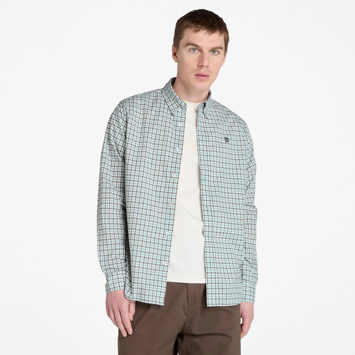 Men's Stretch Gingham Shirt