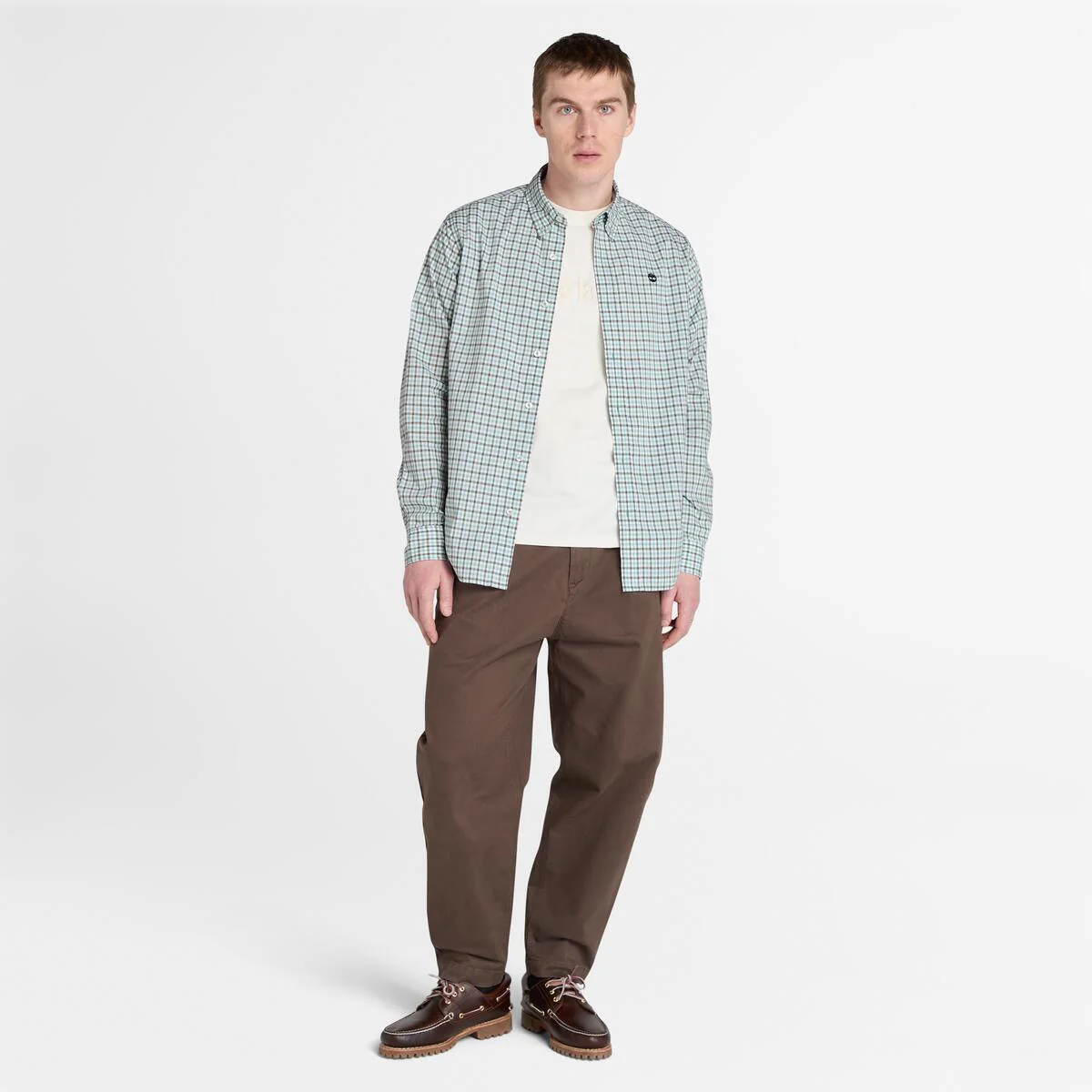 Men's Stretch Gingham Shirt - Image 2