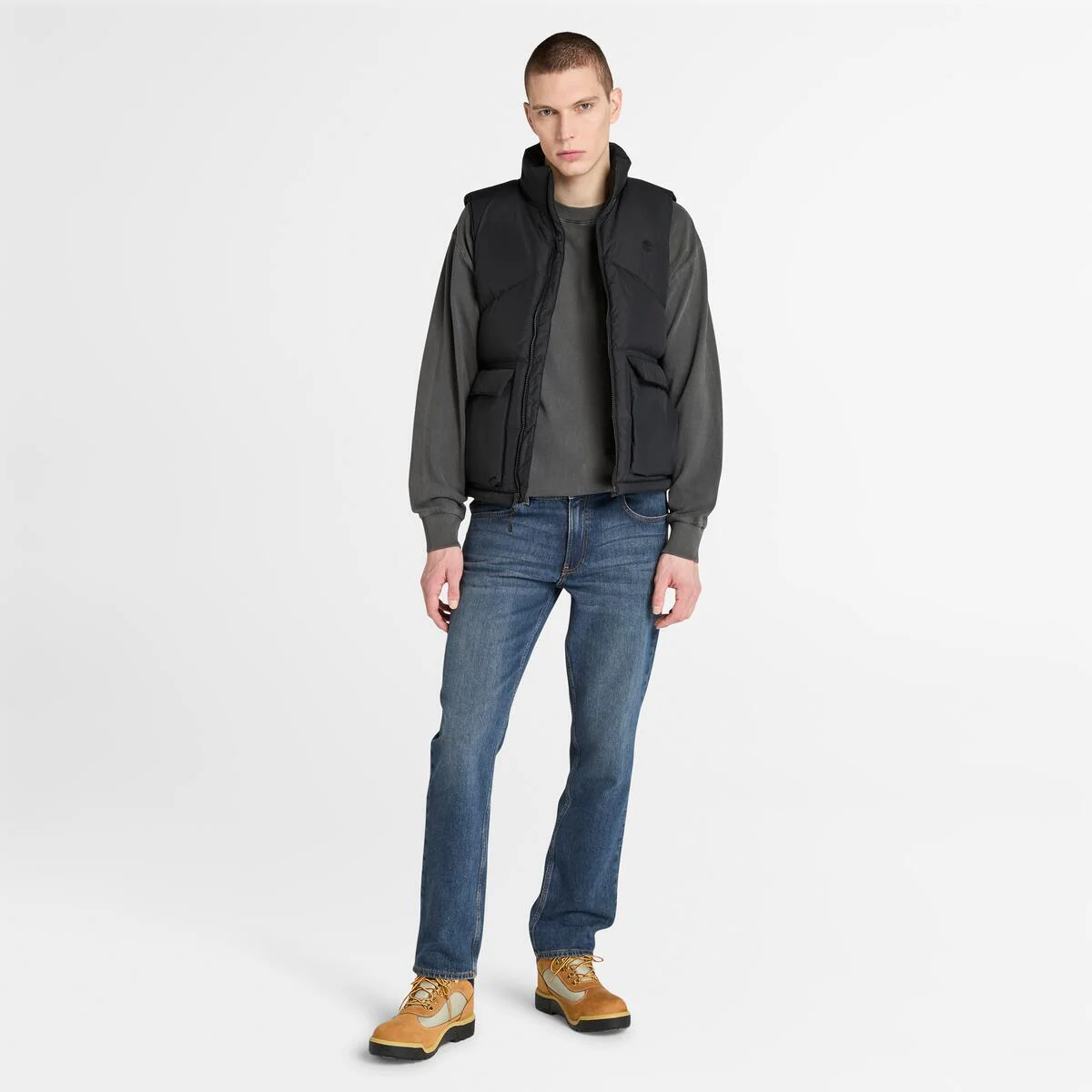 Men's Utility Down Puffer Vest - Image 2