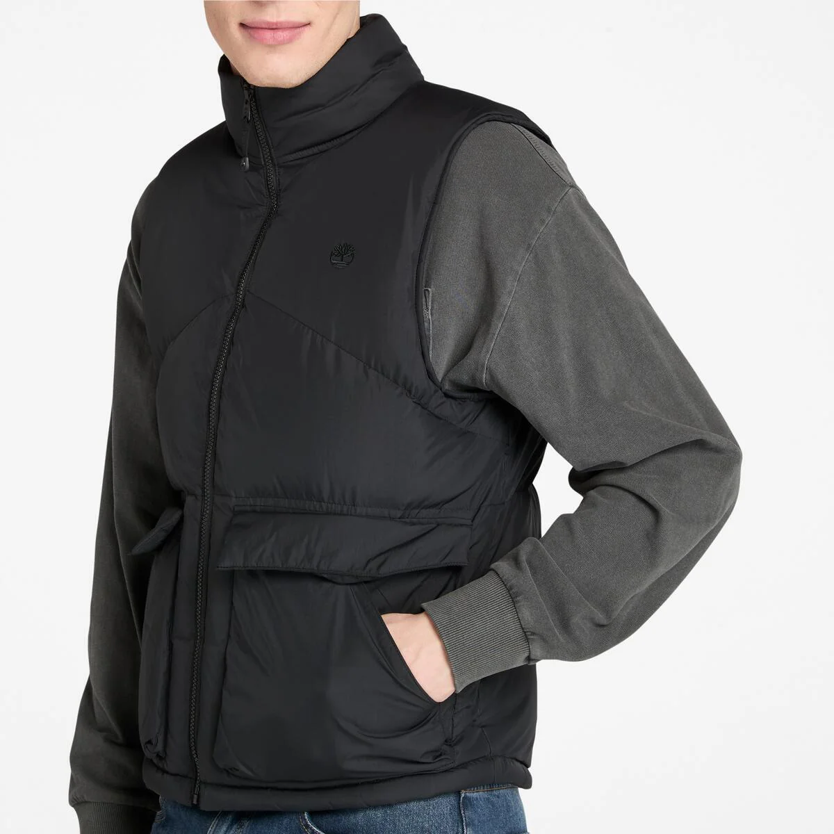 Men's Utility Down Puffer Vest - Image 3