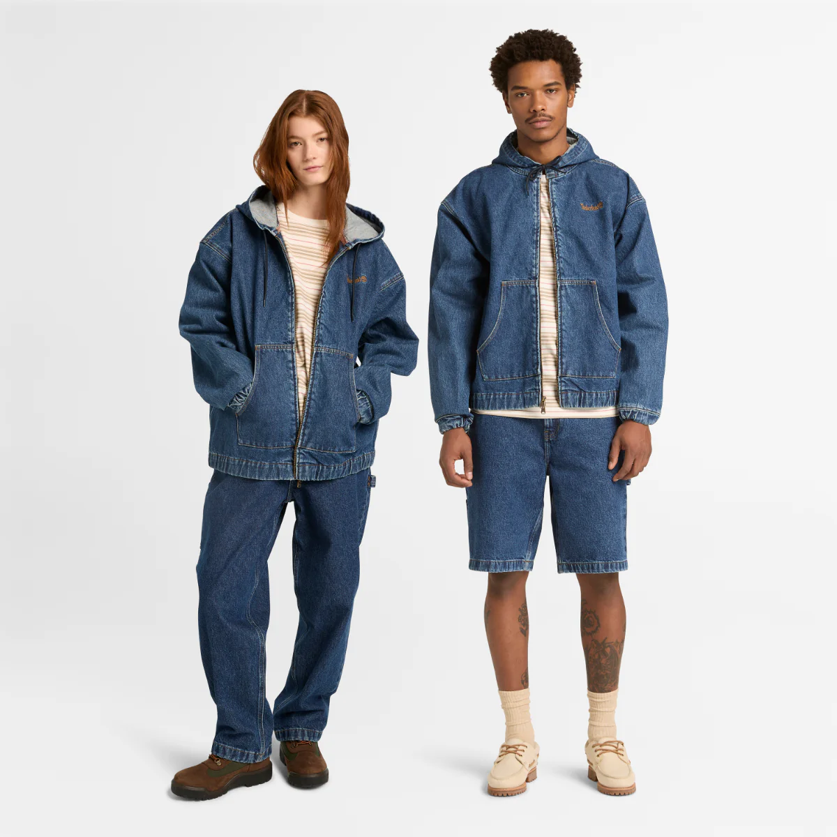 Unisex Denim Bomber - Image 2