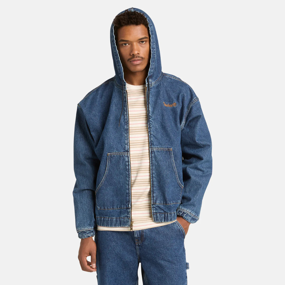 Unisex Denim Bomber - Image 3