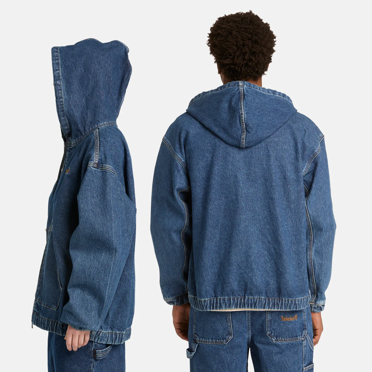 Unisex Denim Bomber - Image 4