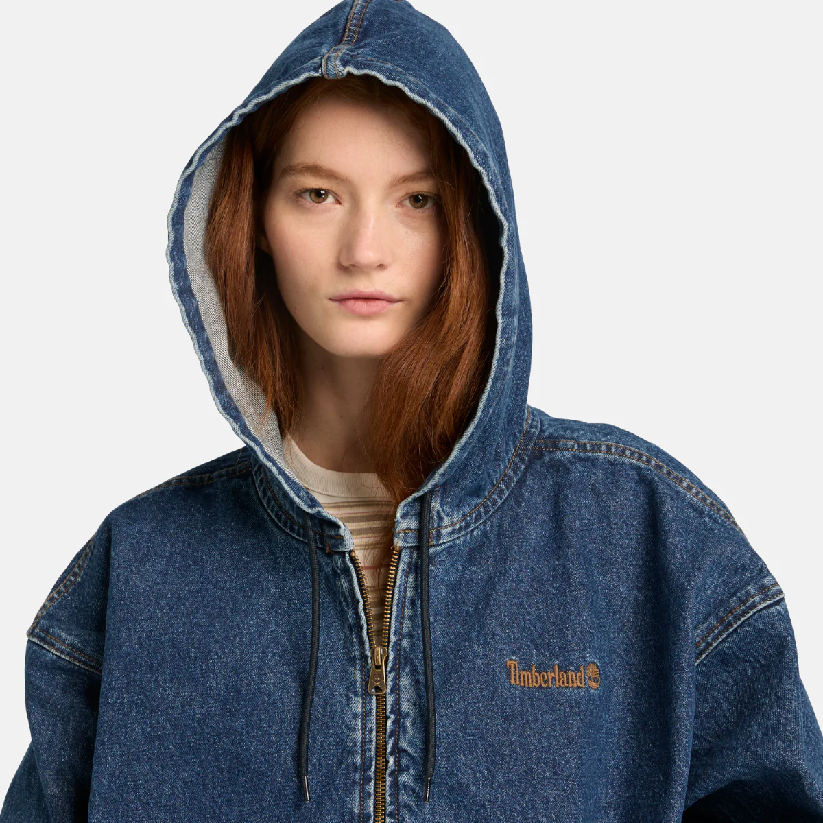 Unisex Denim Bomber - Image 5