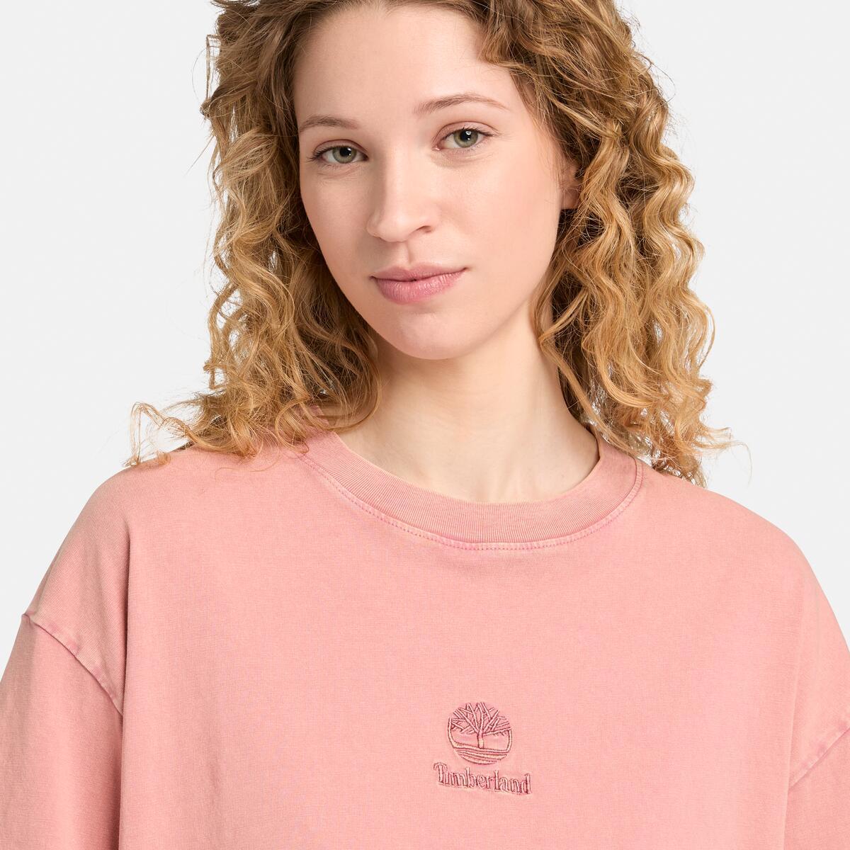 Unisex Embroidered Logo Tee - Image 5