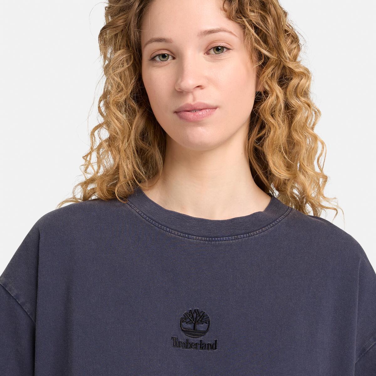 Unisex Embroidered Logo Tee - Image 4