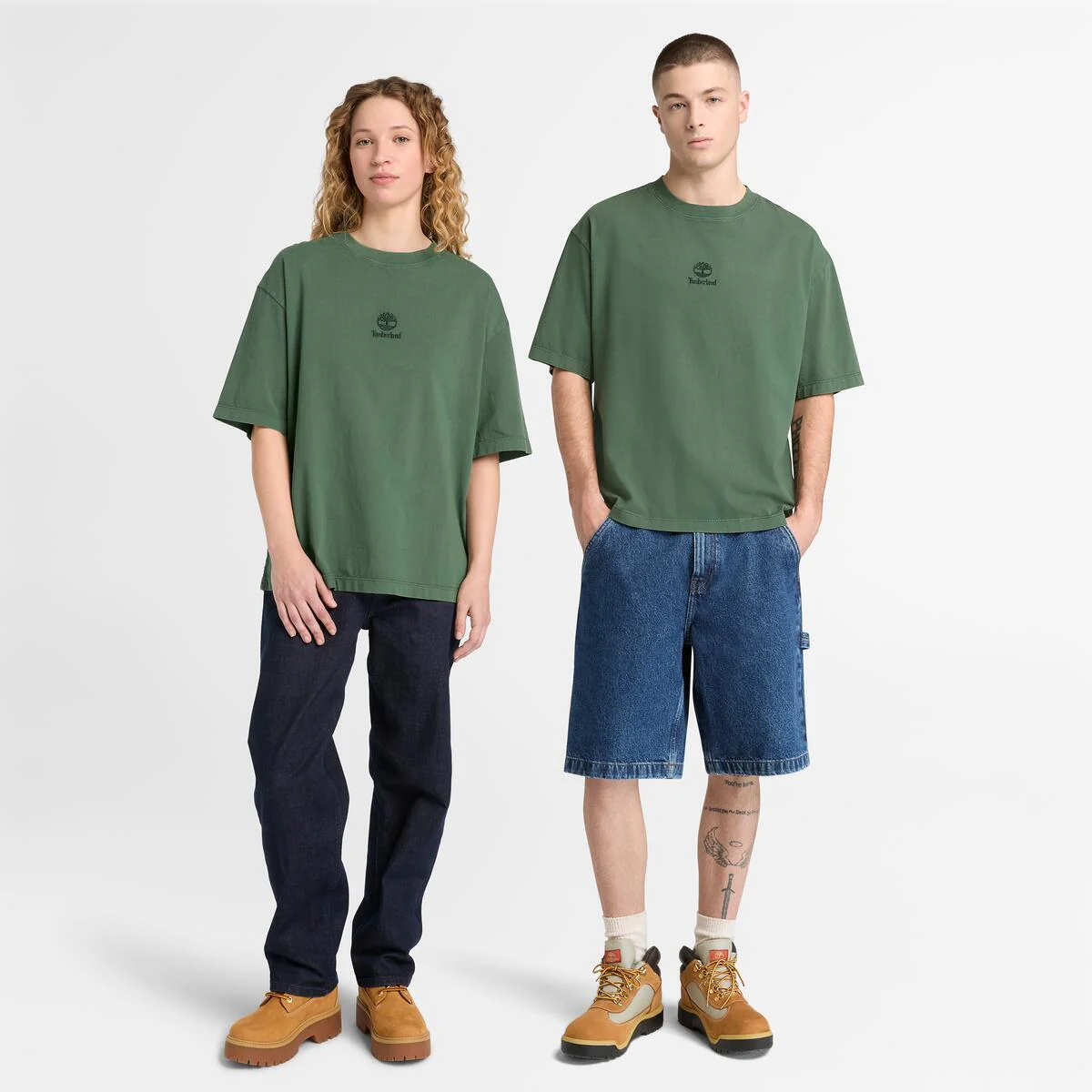 Unisex Embroidered Logo Tee - Image 2