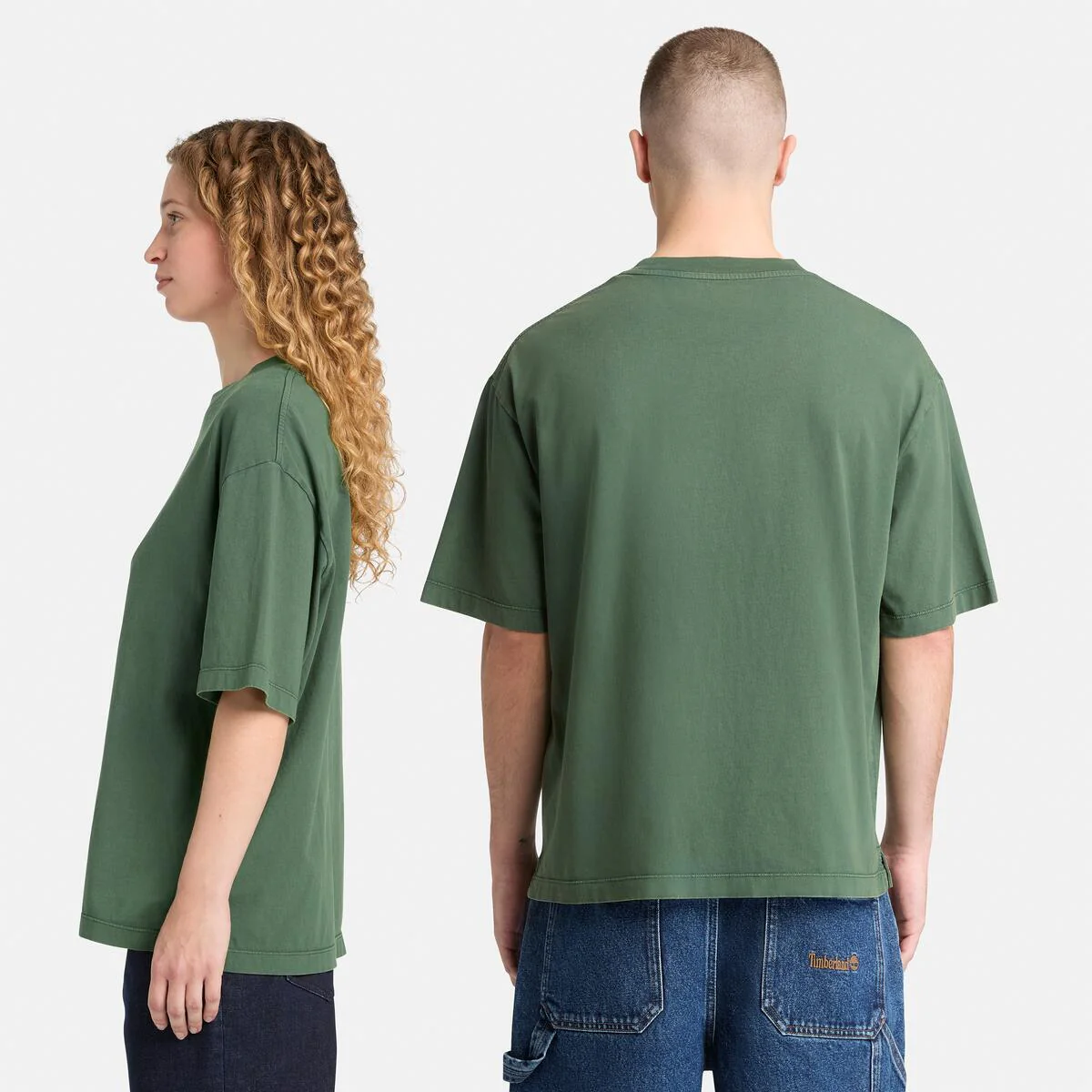 Unisex Embroidered Logo Tee - Image 3