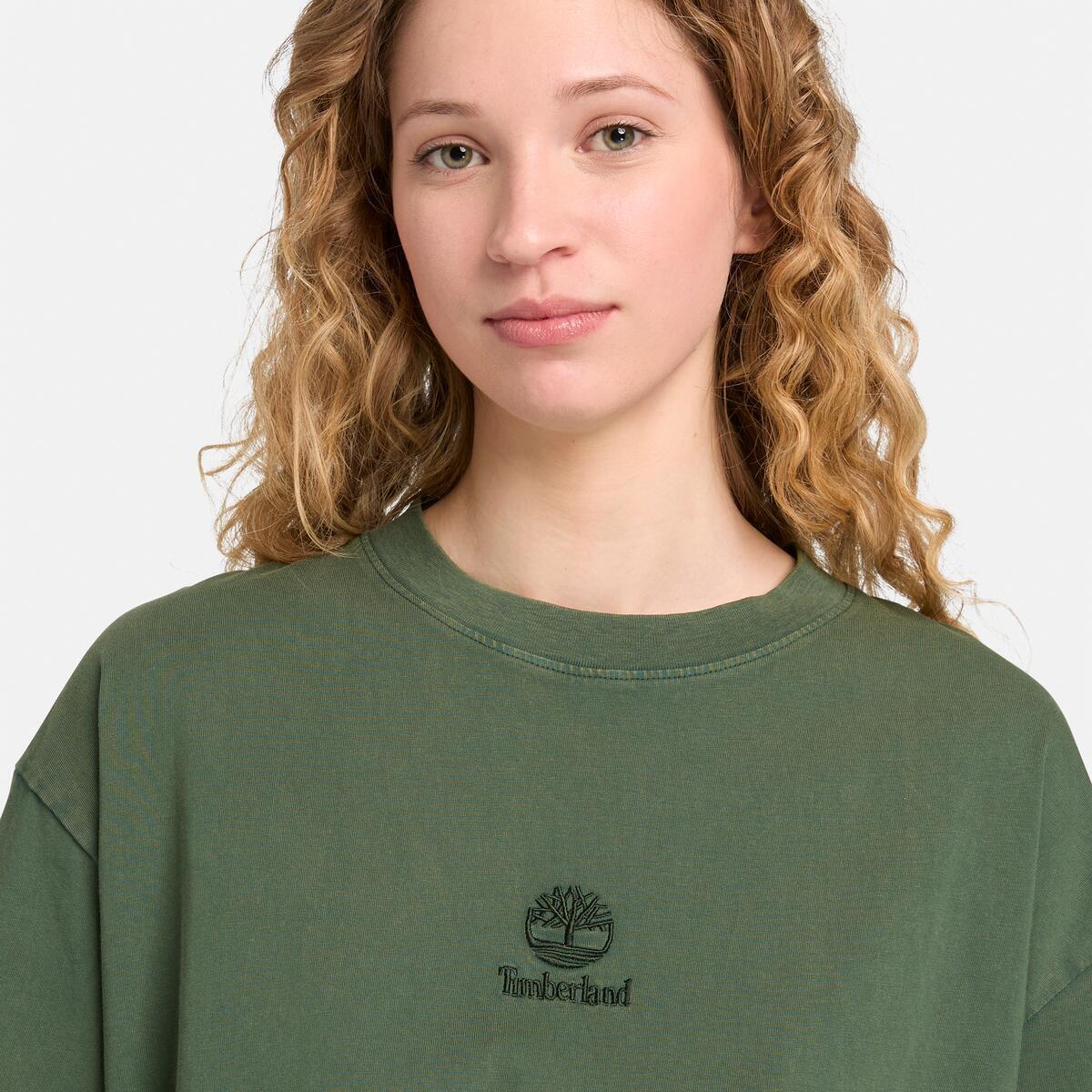 Unisex Embroidered Logo Tee - Image 5