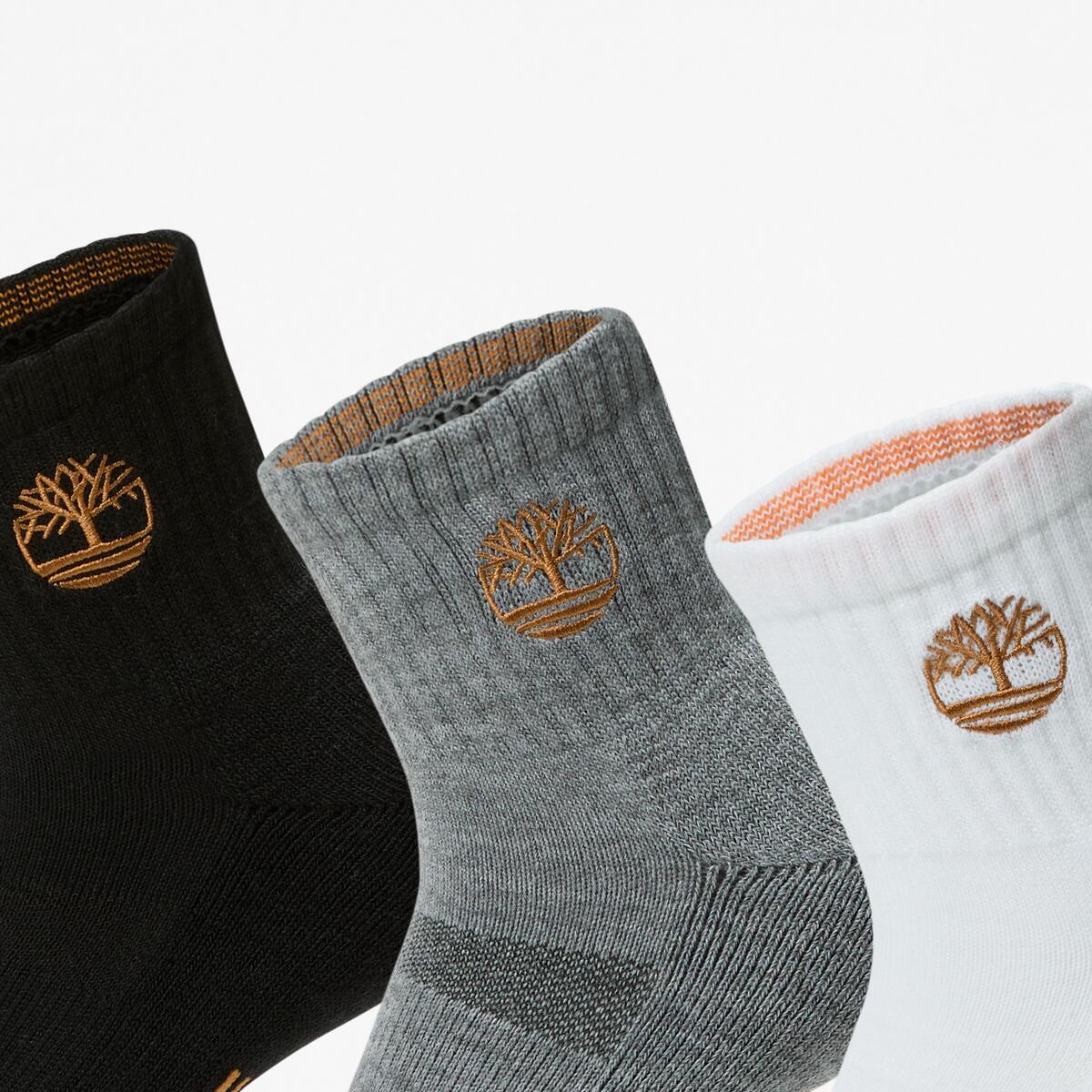 Unisex Village Quarter Socks - 3 Pack - Image 3