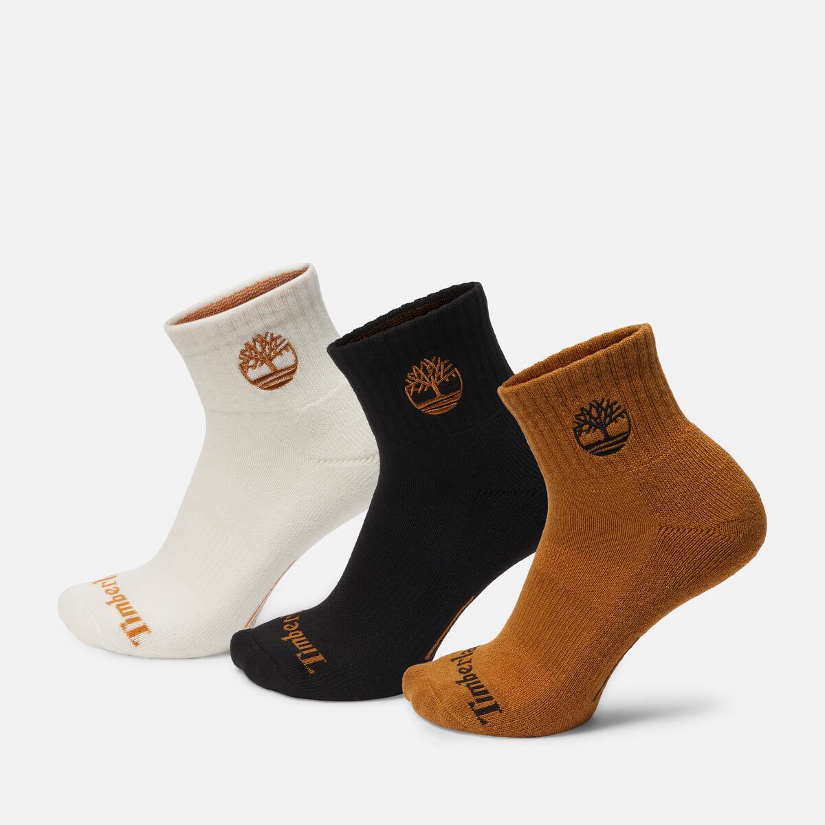 Unisex Quarter Crew - 3 Pack