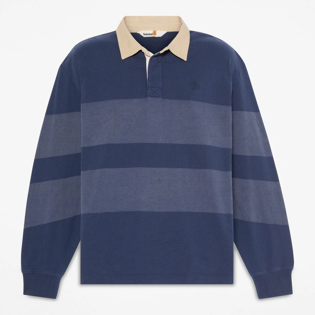 Unisex Striped Rugby Polo