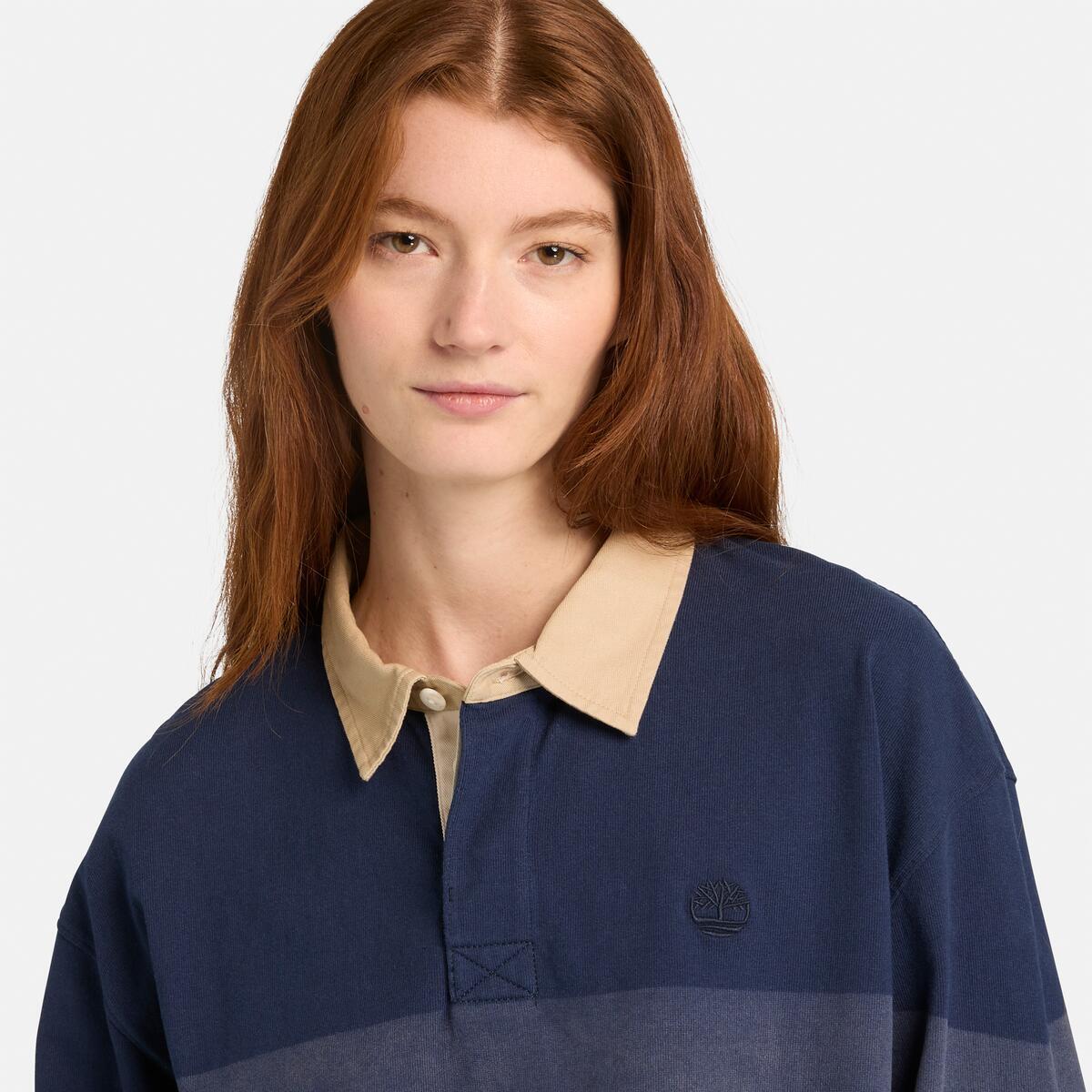 Unisex Striped Rugby Polo - Image 5