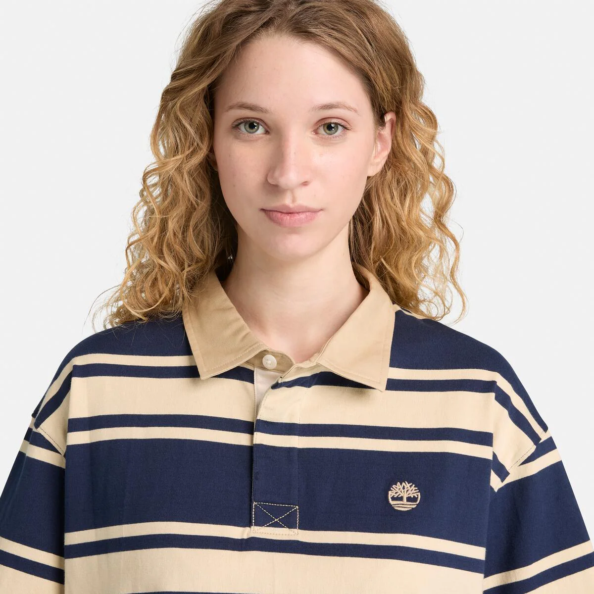 Unisex Striped Rugby Polo - Image 3