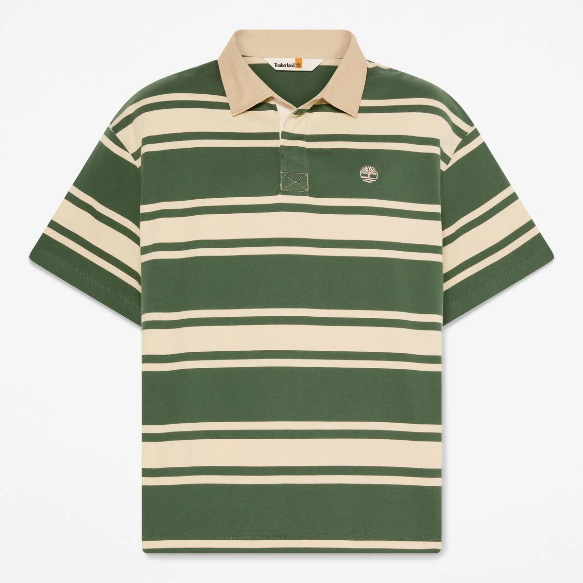 Unisex Striped Rugby Polo