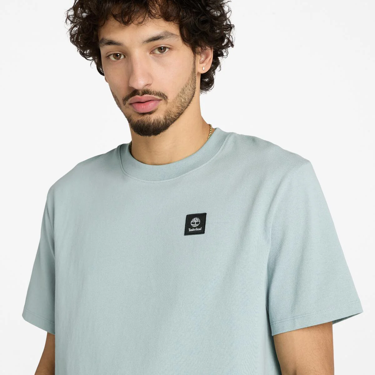 Unisex Woven Badge Tee - Image 5